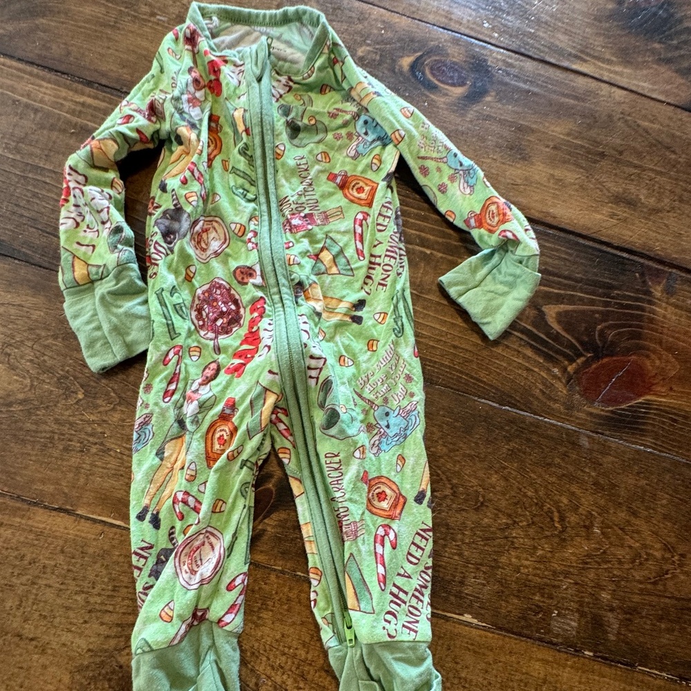 Showstoppers Bamboo Christmas Buddy the Elf Zipper Pajamas